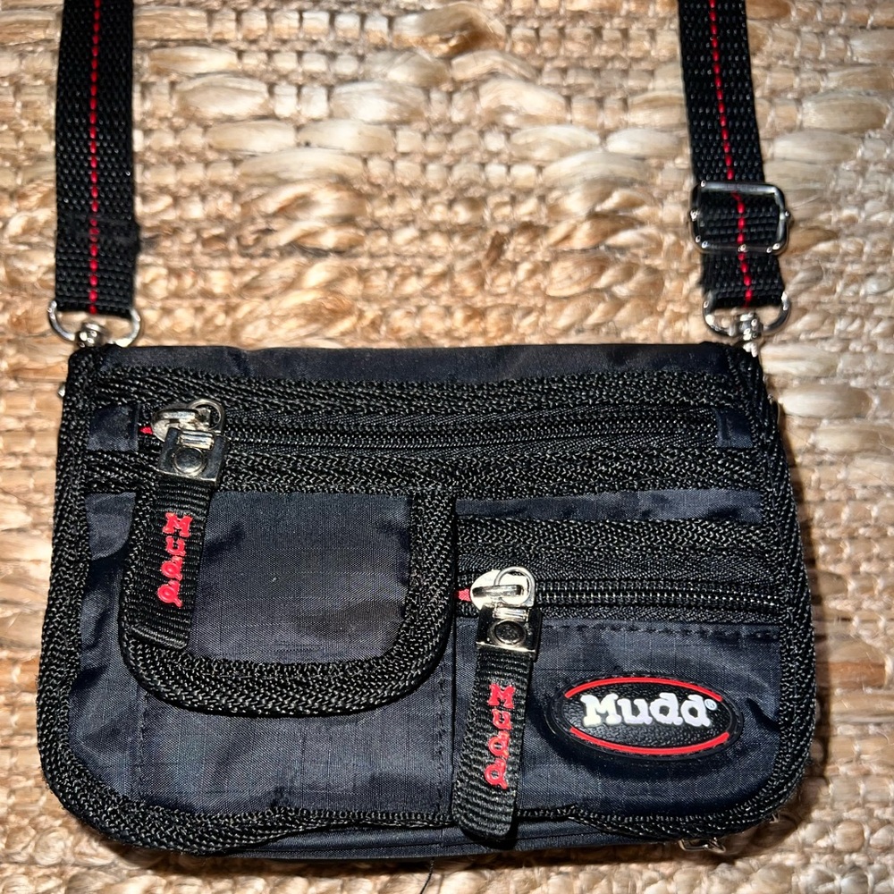 MUDD Vintage Y2K Mini Red and Black Crossbody Shoulder Bag Purse
